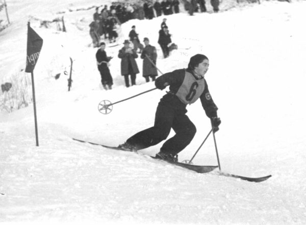 Deutsche Skifahrerin Käthe Grasegger-Deuschl